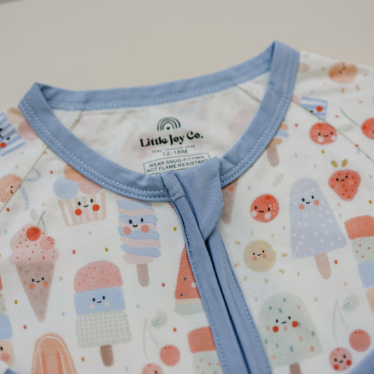 Sweet Summertime Bamboo Zippy Pajamas