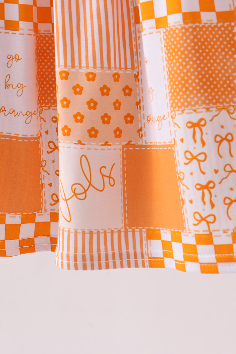 Tennessee floral checkered bamboo dress