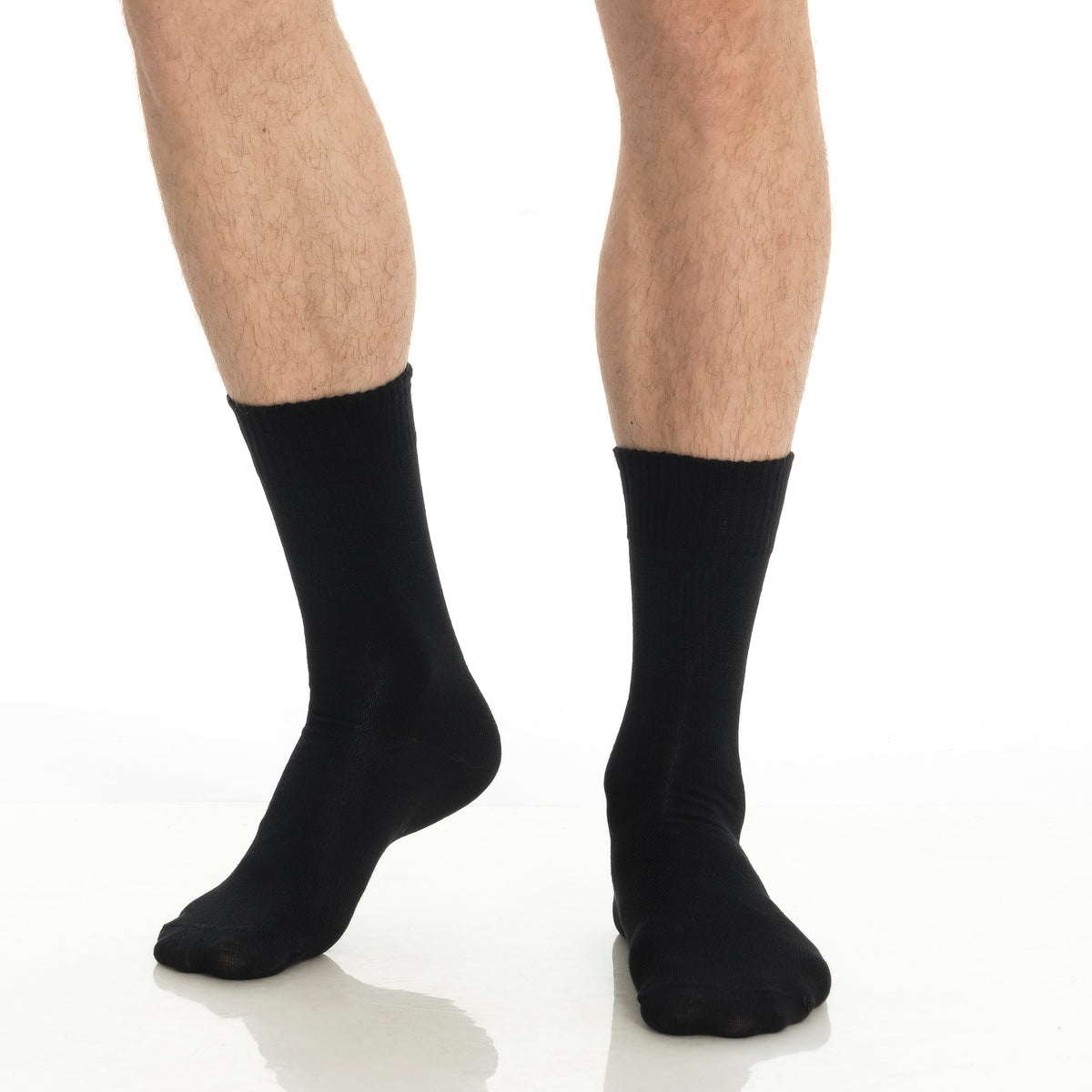 Men’s & Women’s Bamboo Diabetic Crew Socks 4-Pack