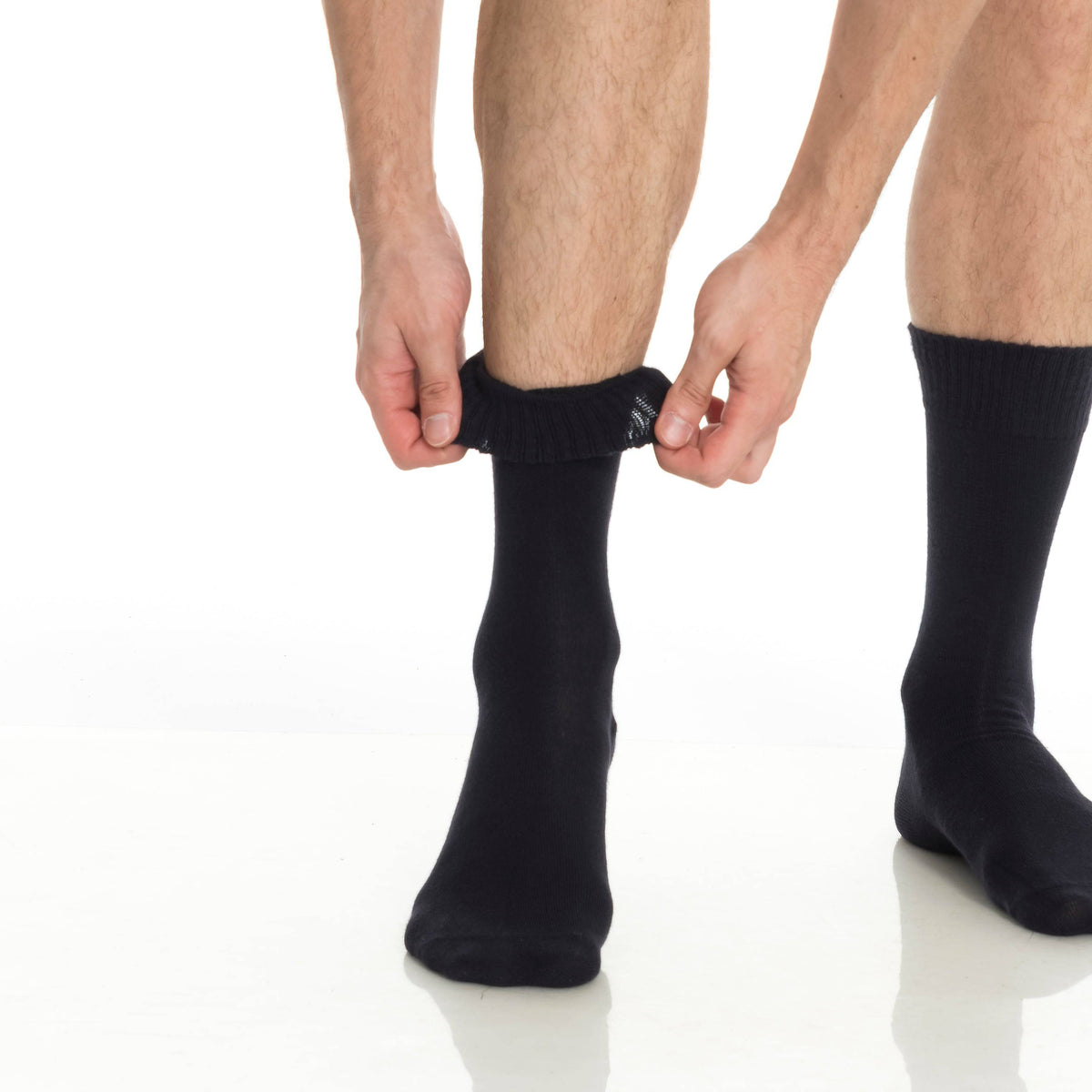 Men’s & Women’s Bamboo Diabetic Crew Socks 4-Pack