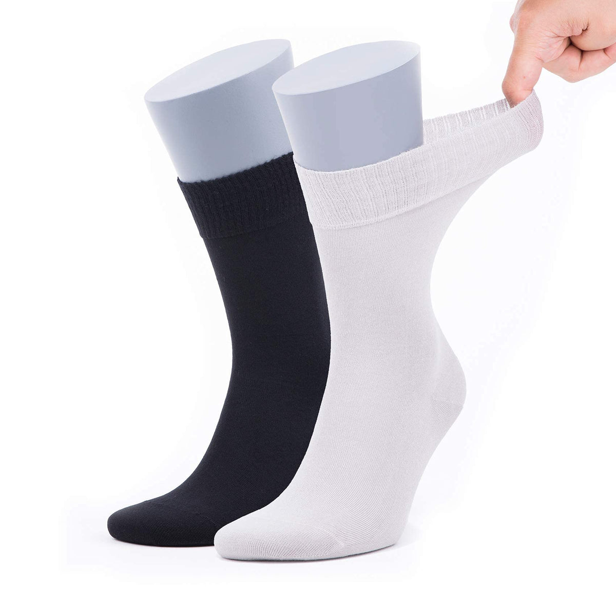 Men’s Bamboo Diabetic Socks 2-Pack - Ultra Thin