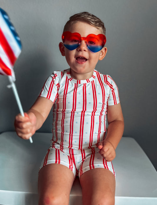 Stars & Stripes 2pc Bamboo Pajamas