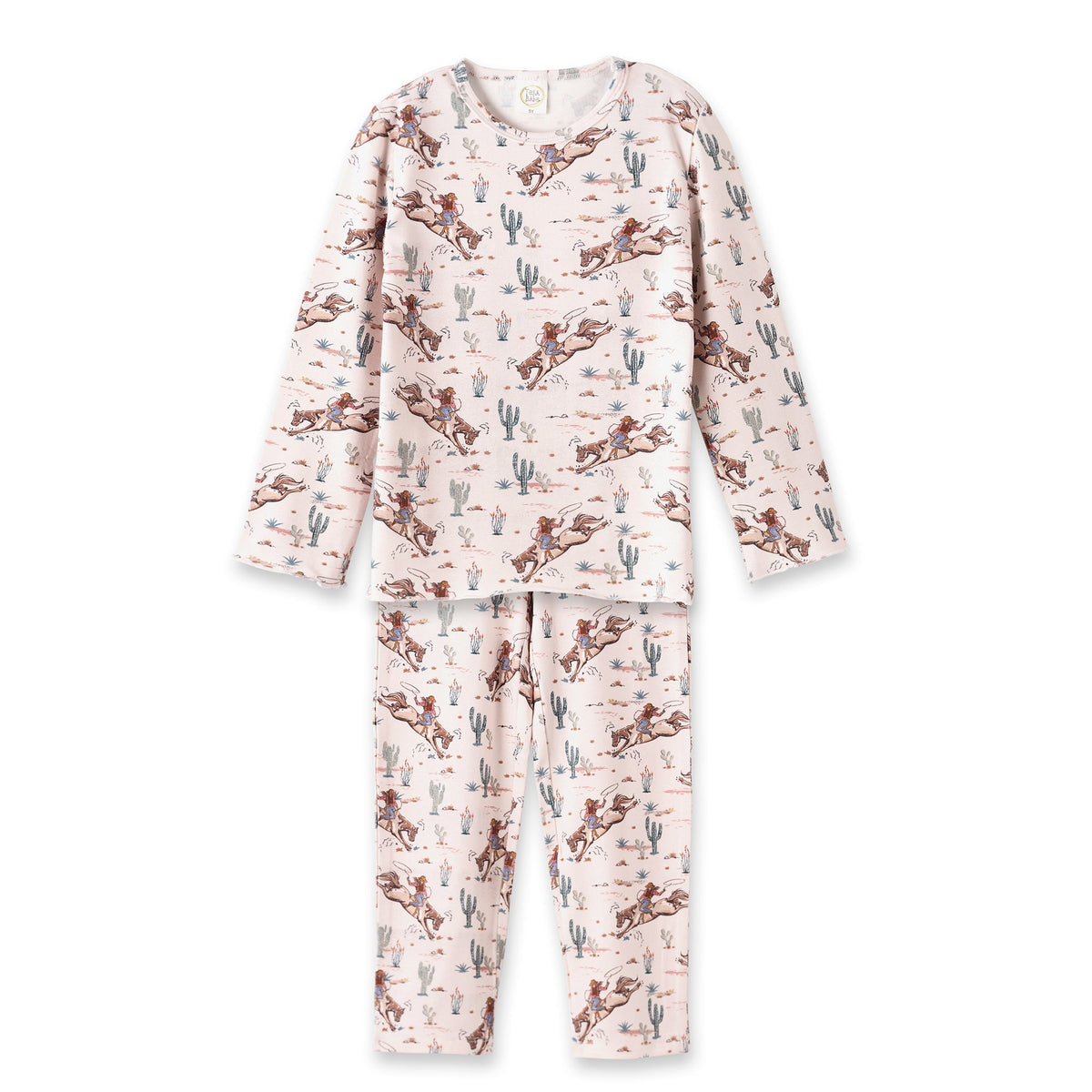 Prairie Princess Girl's Western Bamboo Pajama Set