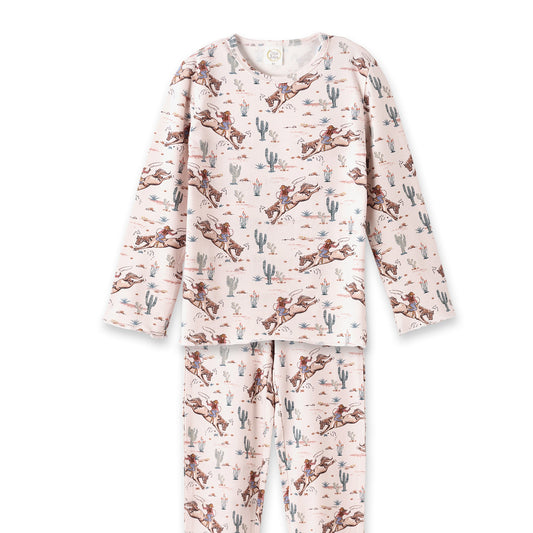 Prairie Princess Girl's Western Bamboo Pajama Set