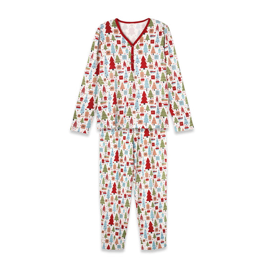Christmas Merry Women's Bamboo Pajama Set - Family Matching