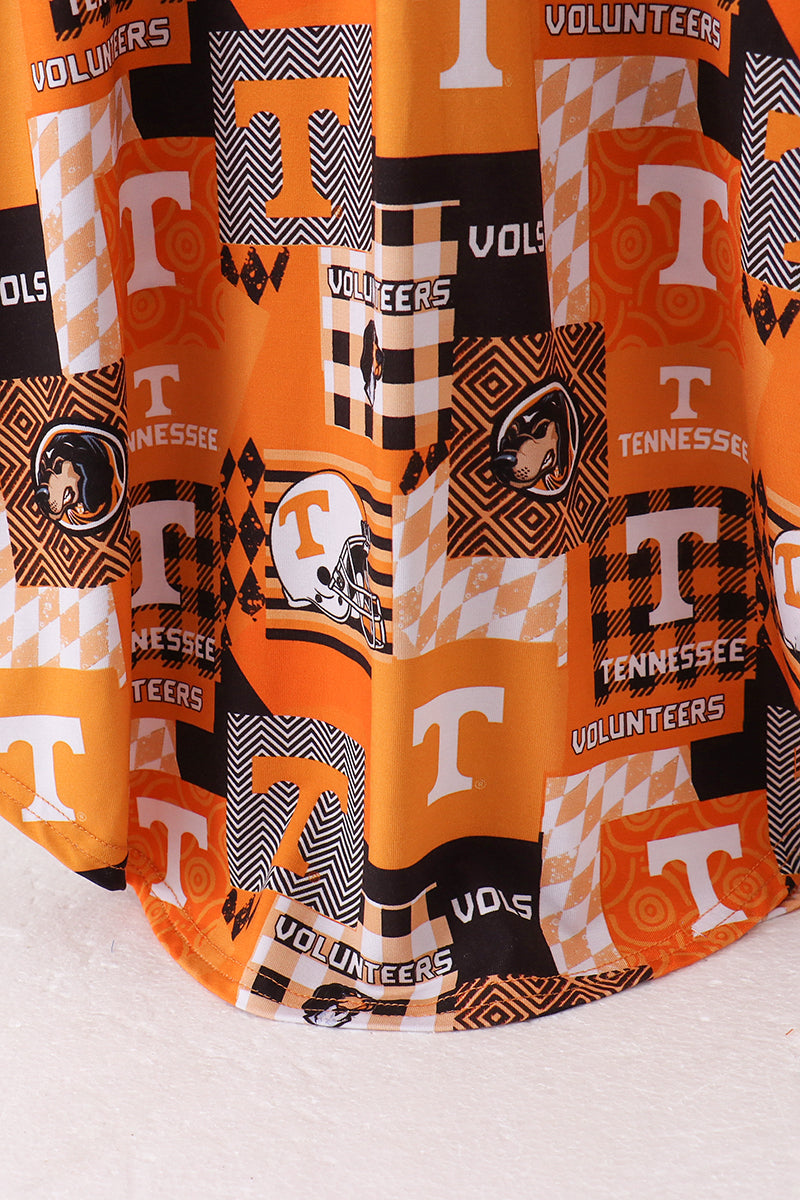 Orange Tennessee VOLS bamboo nightgown