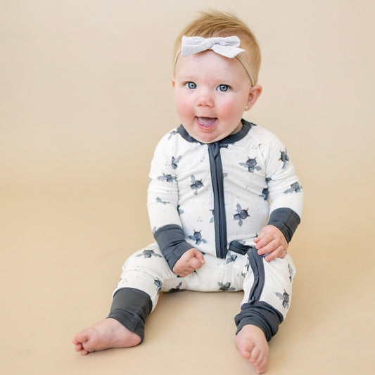 Batty for Bedtime Bamboo Zippy Romper *Newborn only