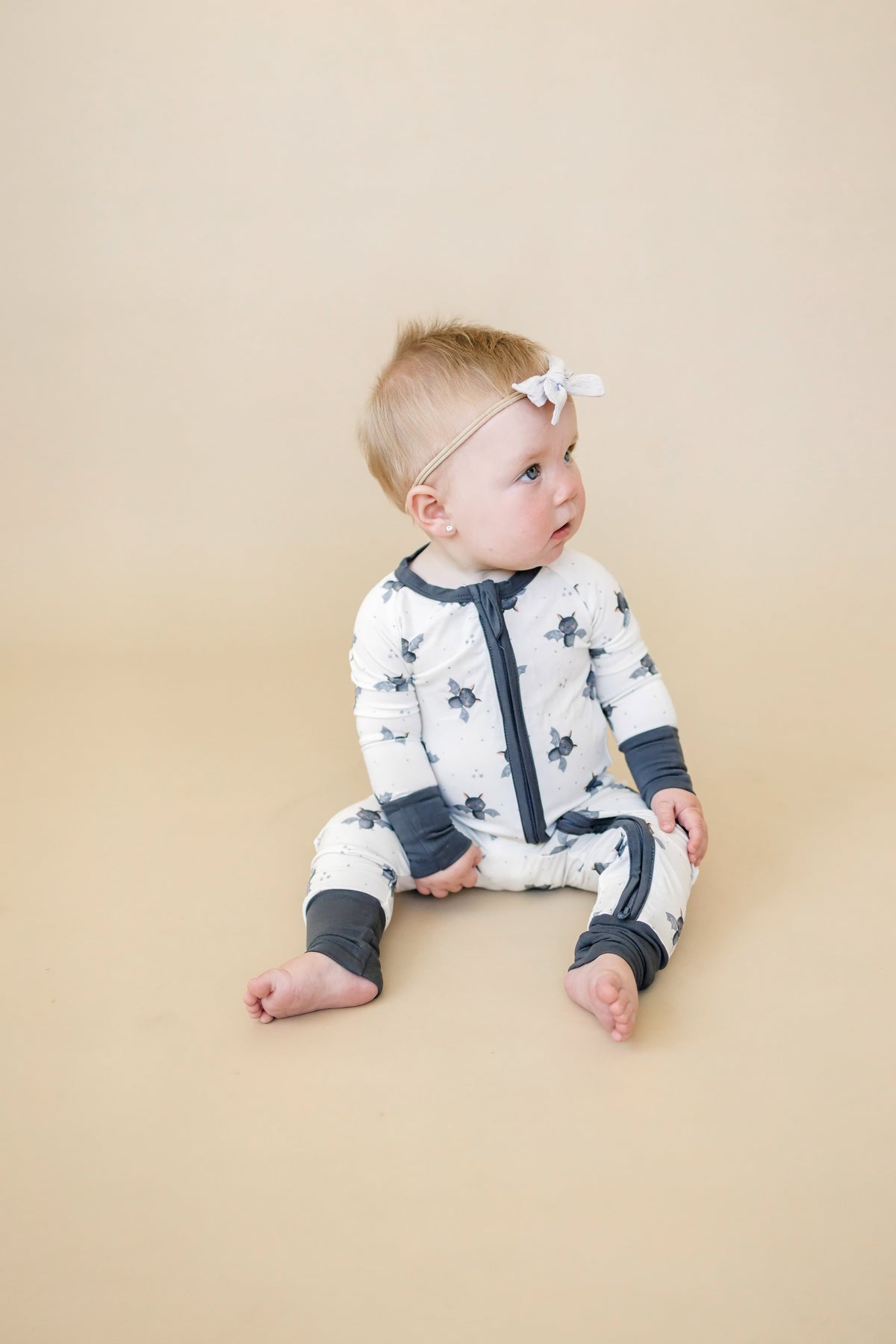Batty for Bedtime Bamboo Zippy Romper *Newborn only
