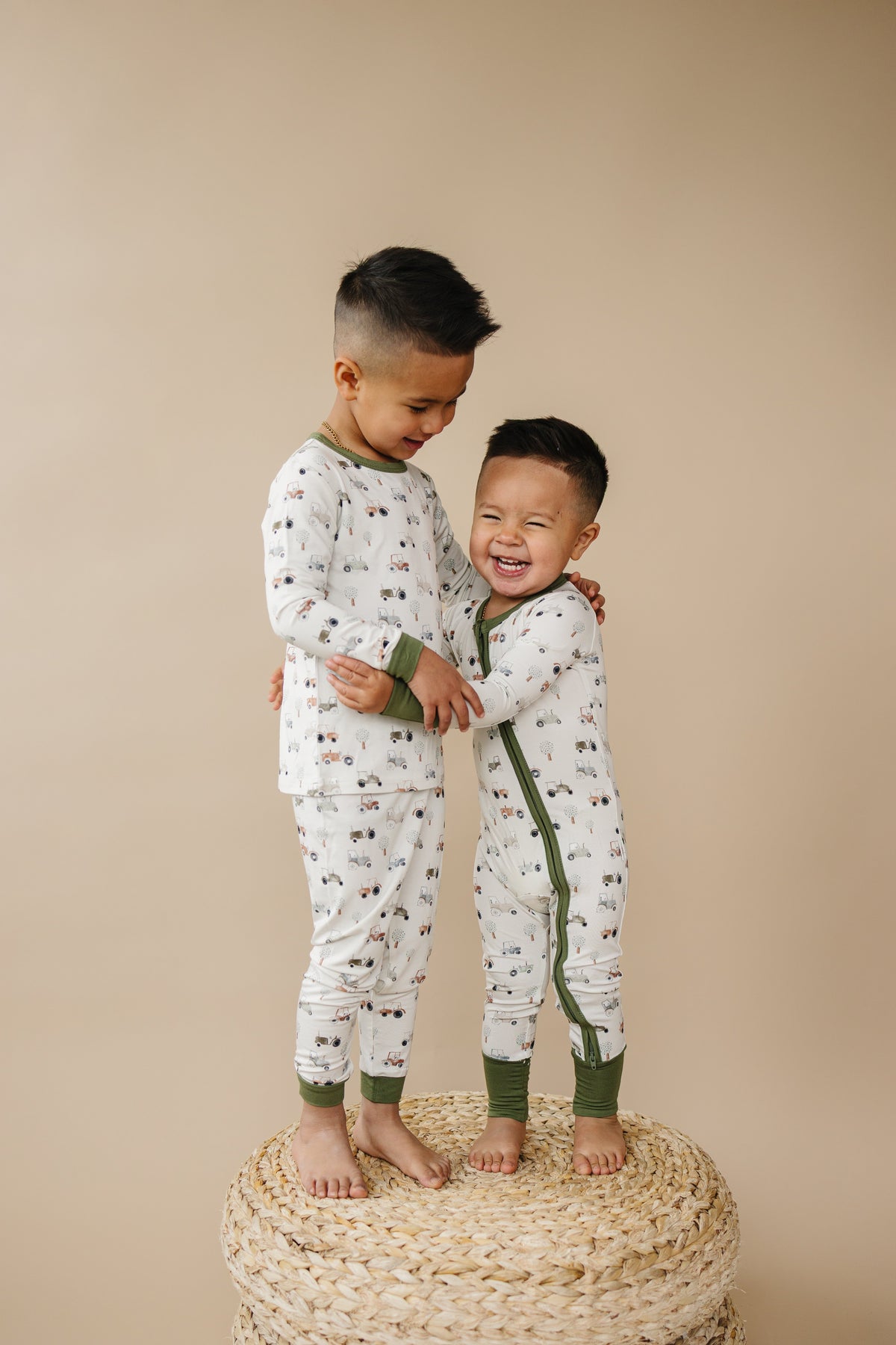 Tiny Tractors 2pc Bamboo Pajamas