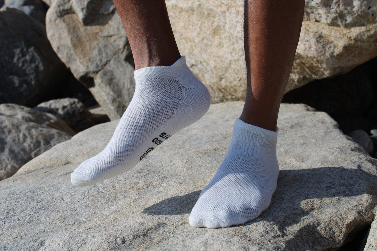 Unisex No Show Bamboo Rayon Socks