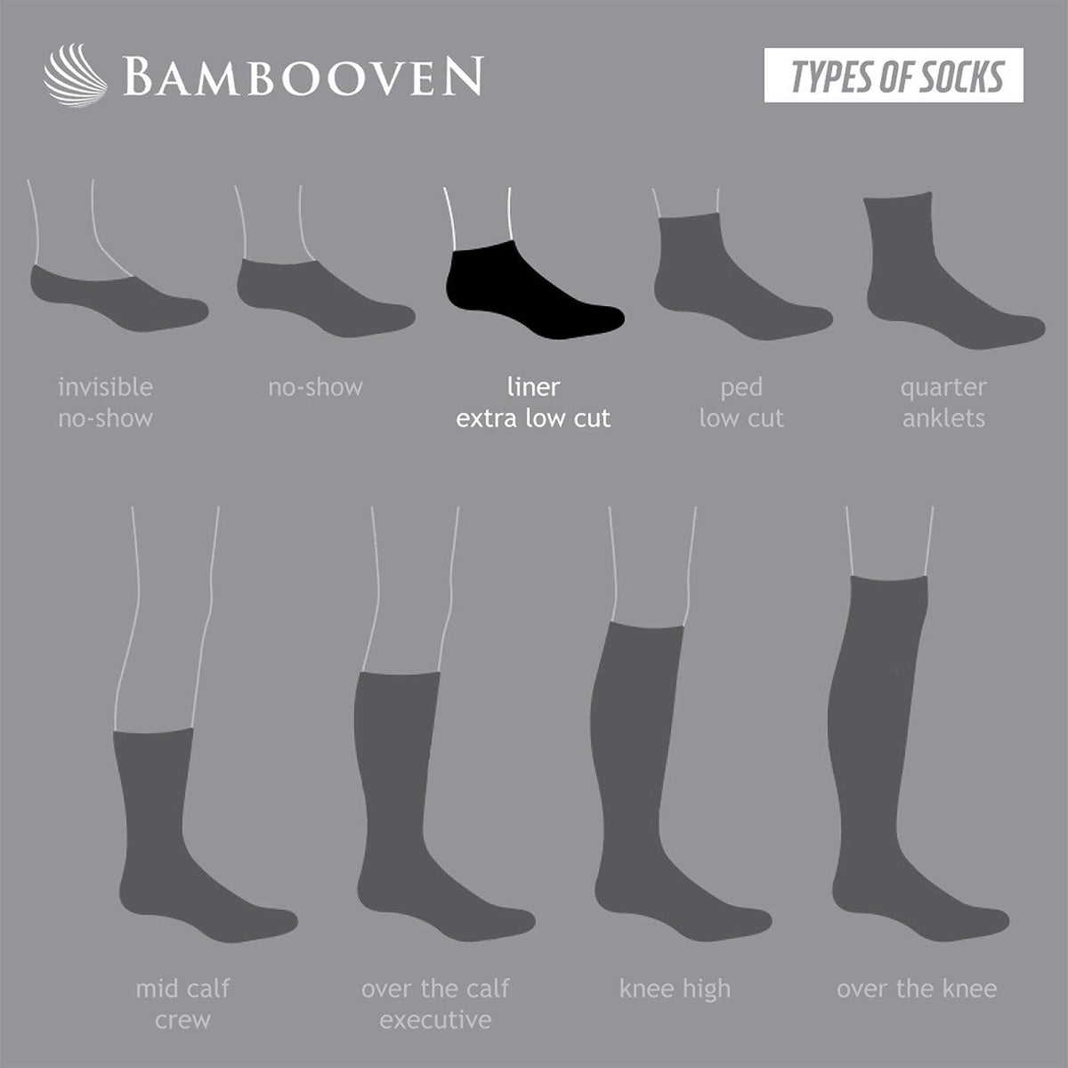 Women’s Bamboo Ankle Socks 8-Pack – White Soft Thin Low-Cut Socks