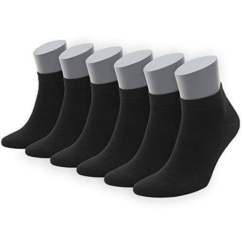 Men's & Women's Bamboo Ankle Socks 6-Pack