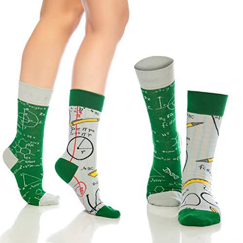 Fun Crew Socks for Men and Women – Colorful Cotton Novelty 6-Pack