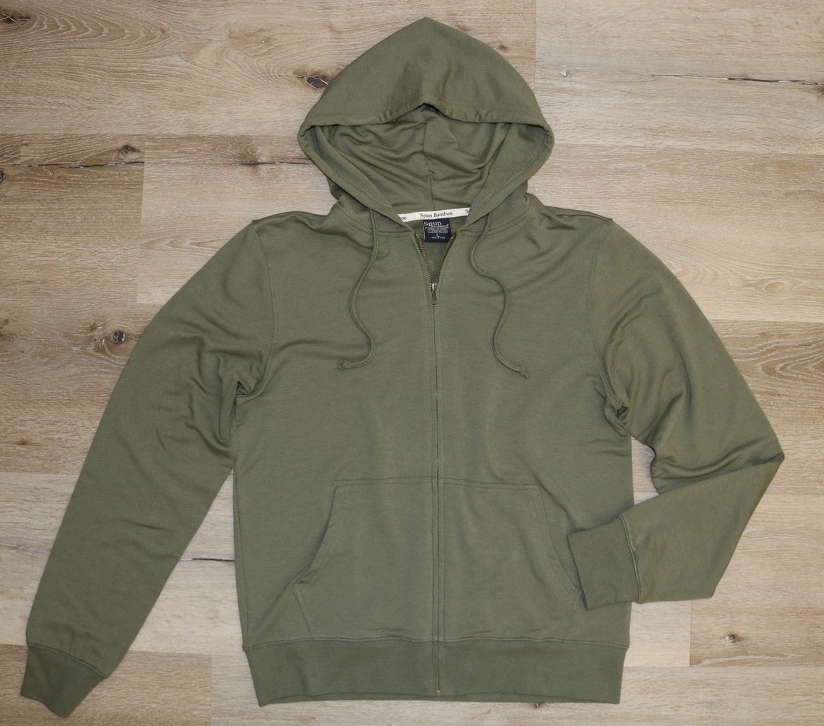 Men's Eco-Smart Full-Zip Bamboo Viscose Hoodie