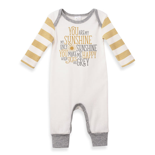Baby's "You Are My Sunshine" Cotton Romper